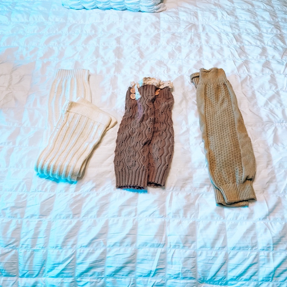 Leg warmers- back in style this winter!